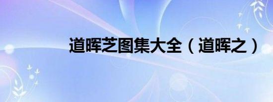 道晖芝图集大全（道晖之）