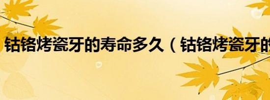 钴铬烤瓷牙的寿命多久（钴铬烤瓷牙的寿命）