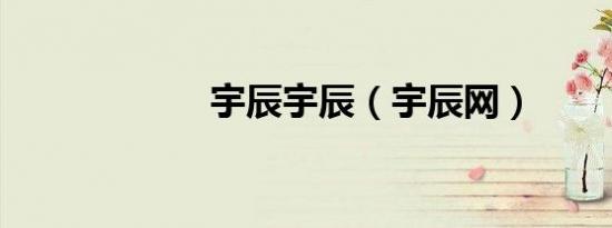 宇辰宇辰（宇辰网）