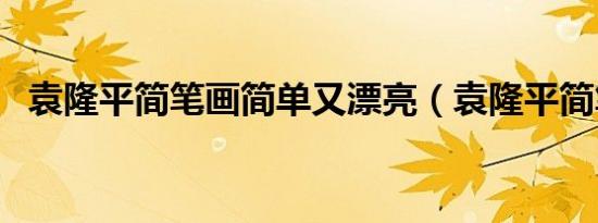 袁隆平简笔画简单又漂亮（袁隆平简笔画）