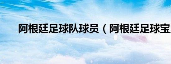 阿根廷足球队球员（阿根廷足球宝贝）