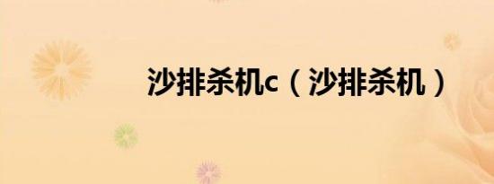 沙排杀机c（沙排杀机）